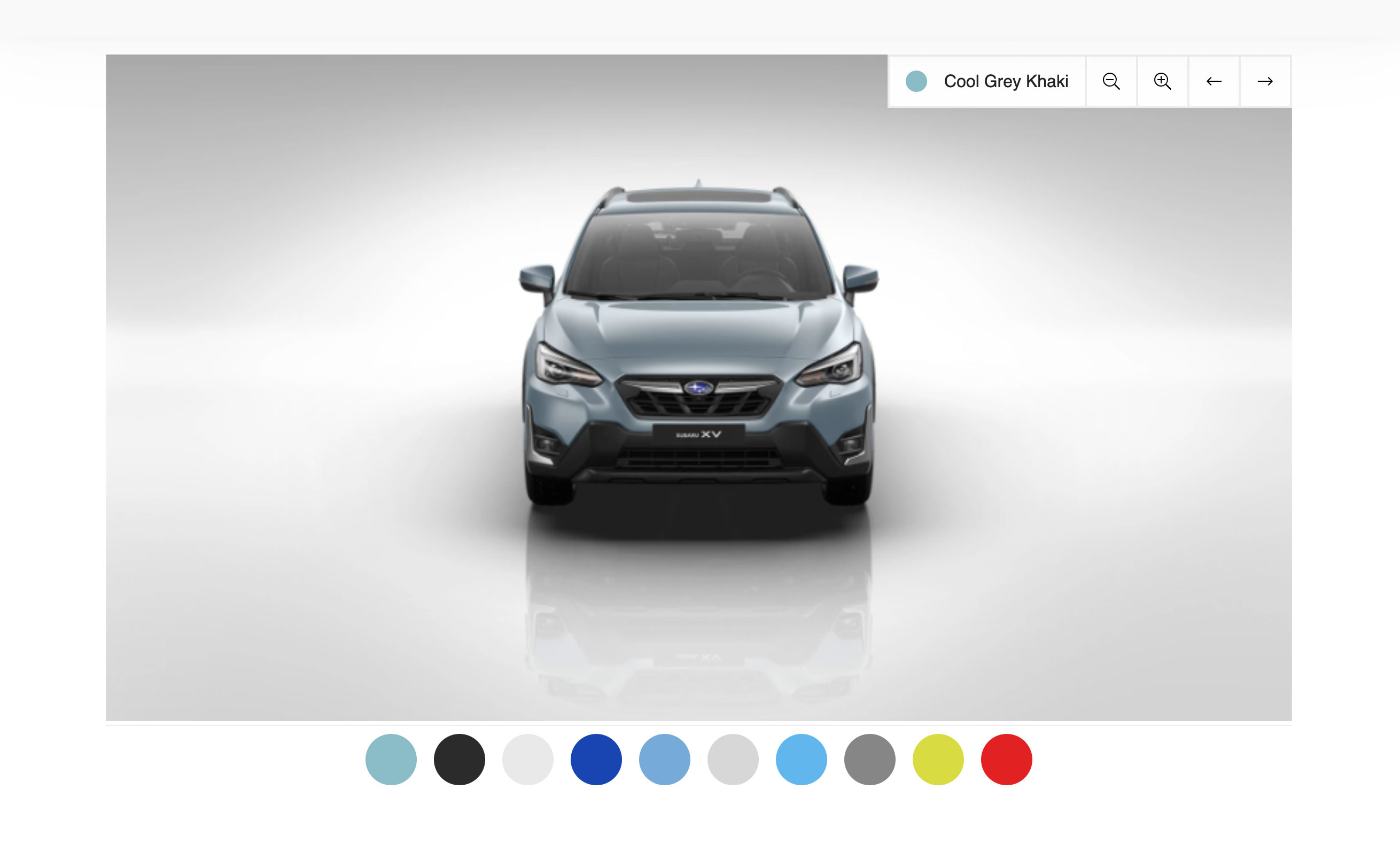 Subaru website